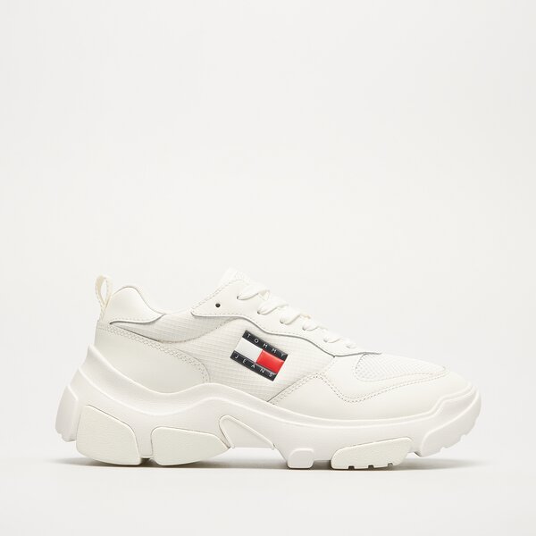 Damskie sneakersy (buty) TOMMY HILFIGER TJW LIGHTWEIGHT HYBRID RUNNER en0en02566ybl kolor biały