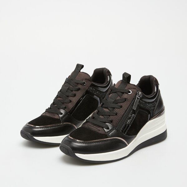 Damskie sneakersy (buty) TAMARIS BLACK COMB SENAKER 12370341001 kolor czarny