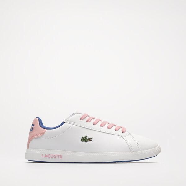 Dziecięce sneakersy (buty) LACOSTE GRADUATE 745suj00051y9 kolor biały