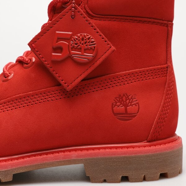 Damskie trapery TIMBERLAND 6IN PREMIUM BOOT - W tb0a2r6bdv81 kolor czerwony