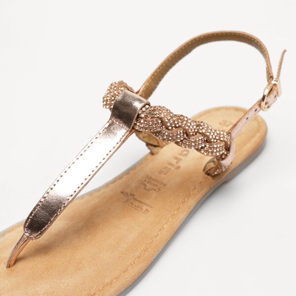 Damskie sandały TAMARIS SANDALS GLAM 2812220995 kolor złoty