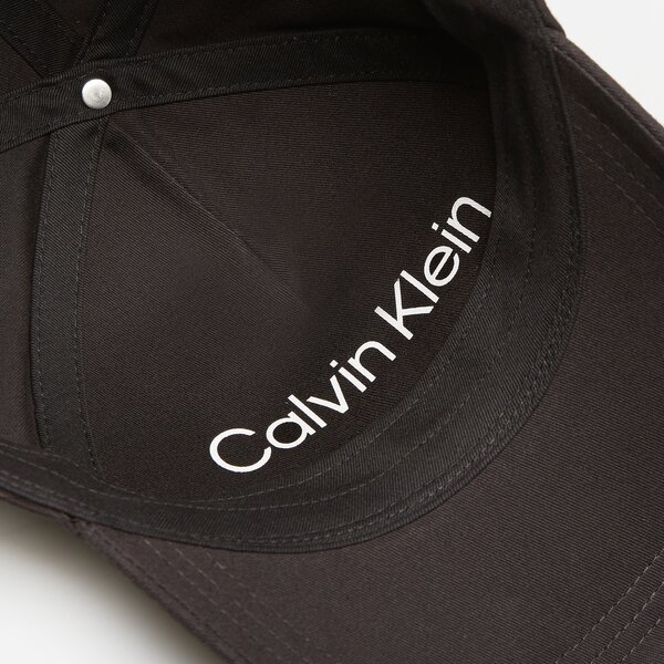 Damska czapka z daszkiem CALVIN KLEIN CZAPKA RTW EMBROIDERED LOGO BB CAP k50k511550beh kolor czarny