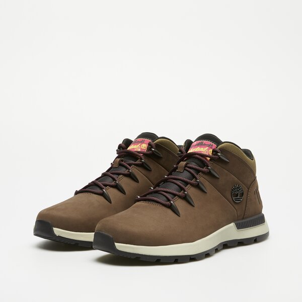 Męskie buty outdoor (trekkingowe) TIMBERLAND SPRINT TREKKER MID tb0a6dqdw071 kolor brązowy