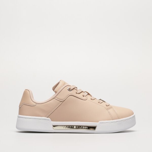 Damskie sneakersy (buty) TOMMY HILFIGER COURT SNEAKER GOLDEN TH fw0fw07116try kolor różowy