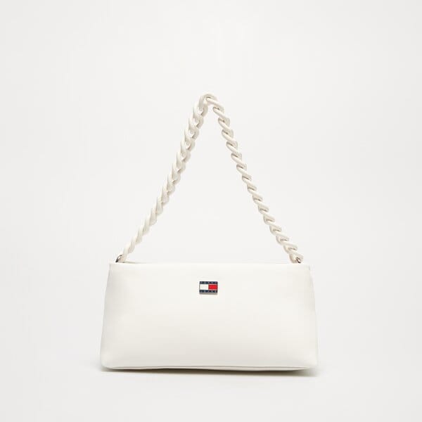 Damska torebka TOMMY HILFIGER TOREBKA TJW CITY-WIDE SHOULDER BAG aw0aw15937ybh kolor biały