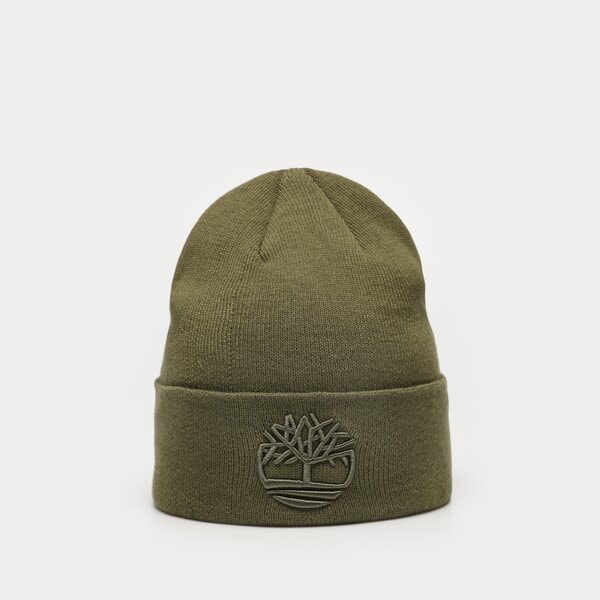 Damska czapka zimowa TIMBERLAND CZAPKA TONAL 3D EMBROIDERY BEANIE EMBROIDERY tb0a2pjra581 kolor zielony