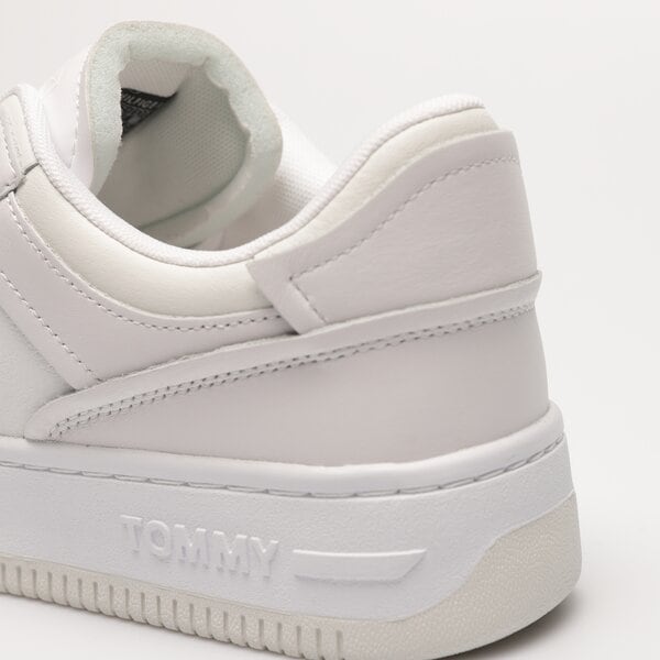 Męskie sneakersy (buty) TOMMY HILFIGER TOMMY JEANS BASKET CUPSOLE em0em01194ybr kolor biały