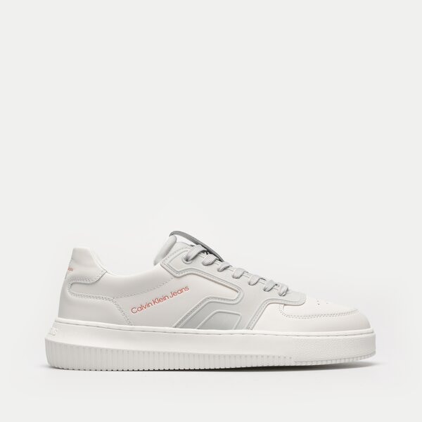 Męskie sneakersy (buty) CALVIN KLEIN CHUNKY CUPSOLE HIGH LOW FREQ ym0ym006130lg kolor biały