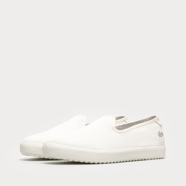 Damskie trampki LACOSTE CANVAS RESORT 123 1 CFA 745cfa000718c kolor beżowy