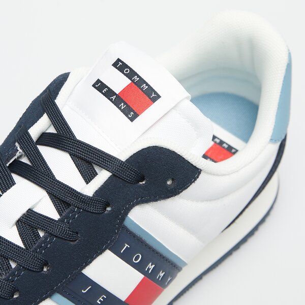 Męskie sneakersy (buty) TOMMY HILFIGER TJM RUNNER CASUAL ESS em0em01351czc kolor biały