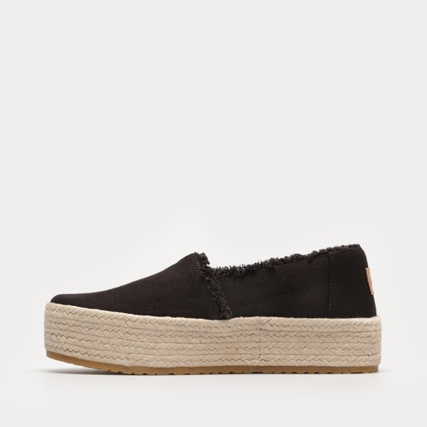 Damskie espadryle TOMS BLACK CANVAS 10019795 kolor czarny