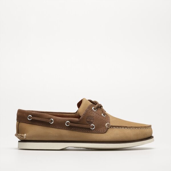 Męskie mokasyny TIMBERLAND CLASSIC BOAT 2 EYE  tb0a5qnmdr01 kolor beżowy