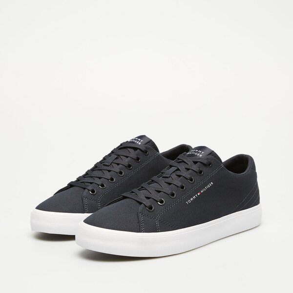 Męskie trampki TOMMY HILFIGER TH HI VULC LOW CANVAS fm0fm04882dw5 kolor granatowy