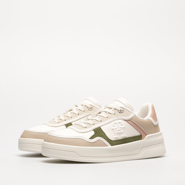 Damskie sneakersy (buty) TOMMY HILFIGER ESSENTIAL BASKET SNEAKER fw0fw07563ybh kolor biały