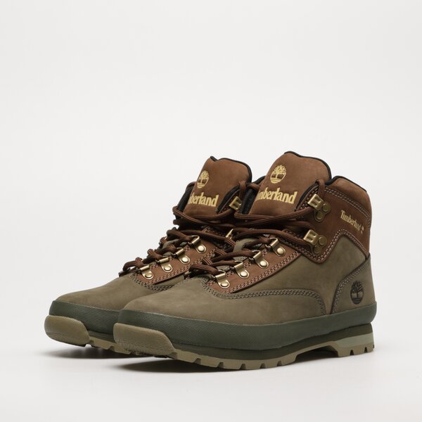 Męskie buty outdoor (trekkingowe) TIMBERLAND EURO HIKER LEATHER tb0a5zhha581 kolor zielony