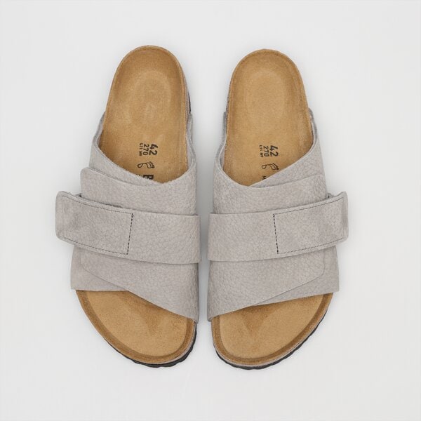 Męskie klapki BIRKENSTOCK KYOTO 1024502 kolor szary