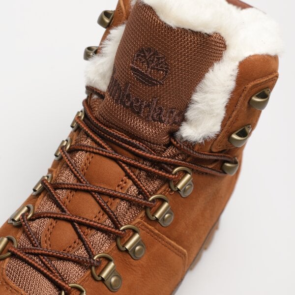 Damskie buty outdoor (trekkingowe) TIMBERLAND EURO HIKER WP FUR LINED tb1a2ke7f131 kolor brązowy