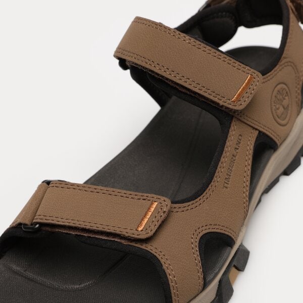 Męskie sandały TIMBERLAND LINCOLN PEAK STRAP SANDAL tb0a5t489681 kolor brązowy