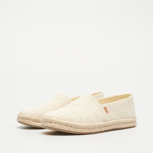 Damskie espadryle TOMS NATURAL UNDYED METALLIC 10020693 kolor beżowy