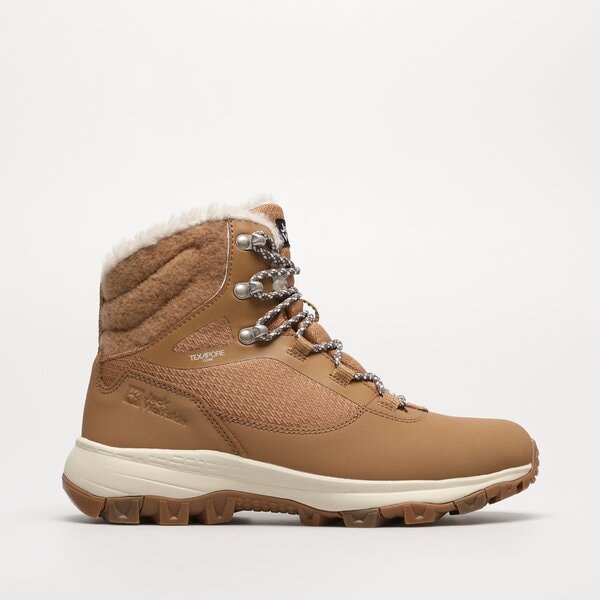 Damskie buty za kostkę JACK WOLFSKIN EVERQUEST TEXAPORE HIGH W 40535915601 kolor żółty