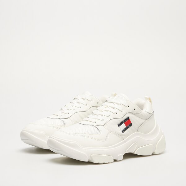 Damskie sneakersy (buty) TOMMY HILFIGER TJW LIGHTWEIGHT HYBRID RUNNER en0en02566ybl kolor biały