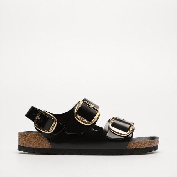 Damskie sandały BIRKENSTOCK MILANO BIG BUCKLE 1024211 kolor czarny