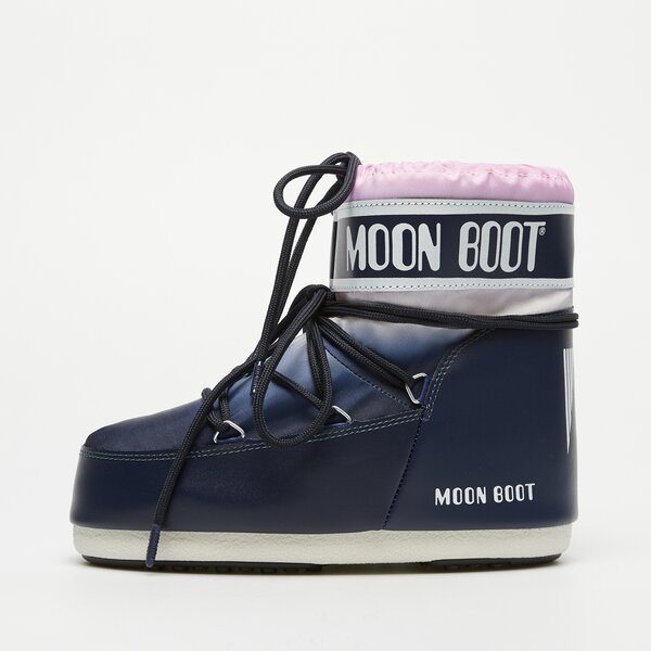 Damskie śniegowce MOON BOOT ICON LOW MOONRISE  80d1409530f003 kolor granatowy