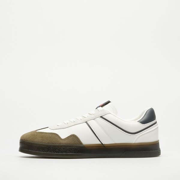 Męskie sneakersy (buty) TOMMY HILFIGER THE GREENWHICH RETRO em0em01462ybl kolor biały