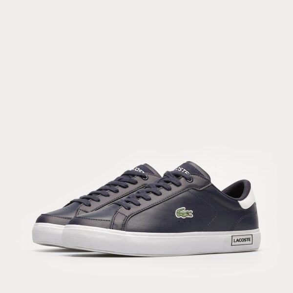 Męskie sneakersy (buty) LACOSTE POWERCOURT 123 3 SMA 745sma0066092 kolor granatowy