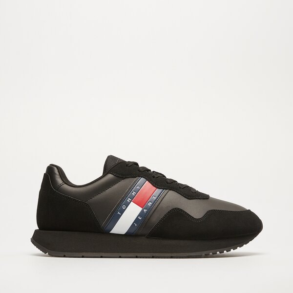 Męskie sneakersy (buty) TOMMY HILFIGER TJM MODERN RUNNER em0em01316bds kolor czarny