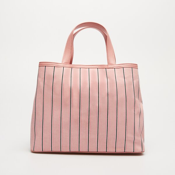 Damska torebka TOMMY HILFIGER TOREBKA TH SPRING CHIC SATCHEL STRIPES aw0aw164140jv kolor różowy