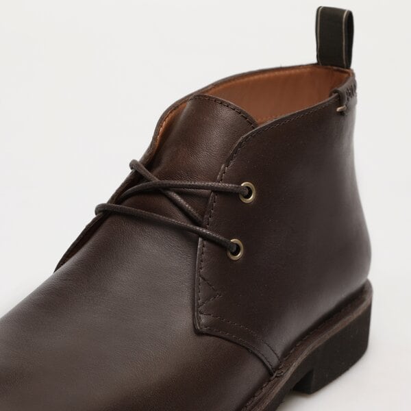 Męskie buty za kostkę POLO RL TALAN CHUKKA BOOTS MID CUT BOOT 812913548003 kolor brązowy