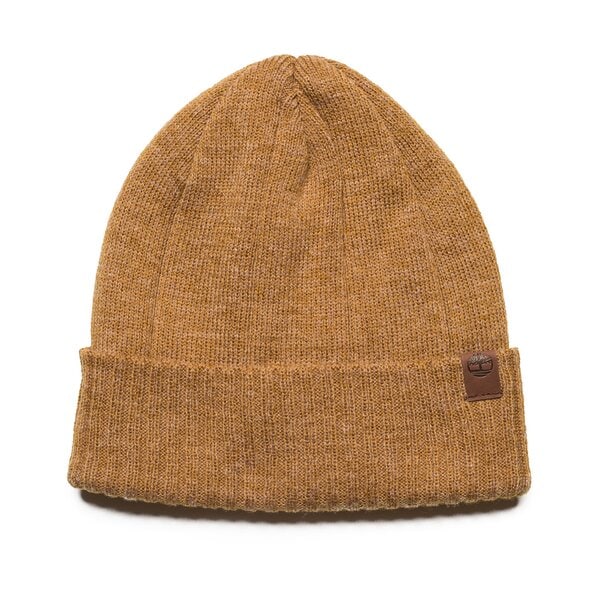 Męska czapka zimowa TIMBERLAND CZAPKA RIB BEANIE a17wi932 kolor beżowy