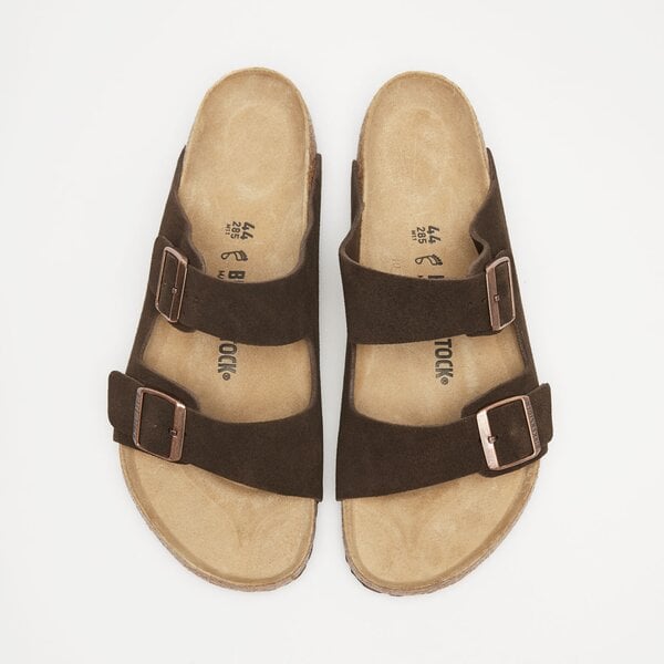 Męskie klapki BIRKENSTOCK ARIZONA LEVE MOCCA 1027077 kolor brązowy