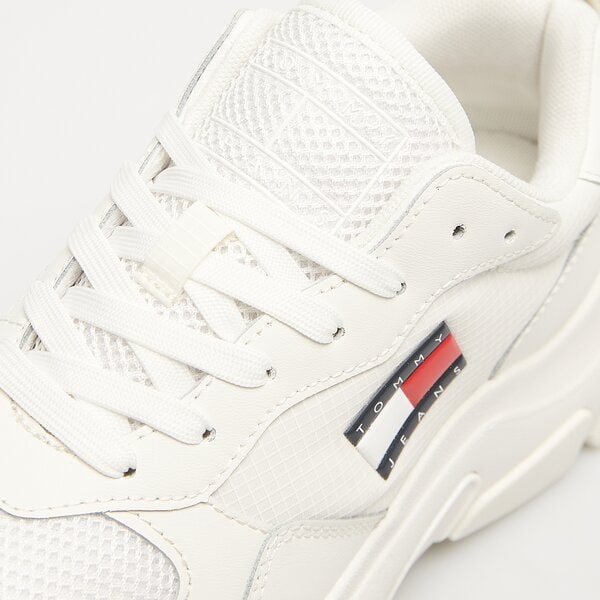 Damskie sneakersy (buty) TOMMY HILFIGER TJW LIGHTWEIGHT HYBRID RUNNER en0en02566ybl kolor biały