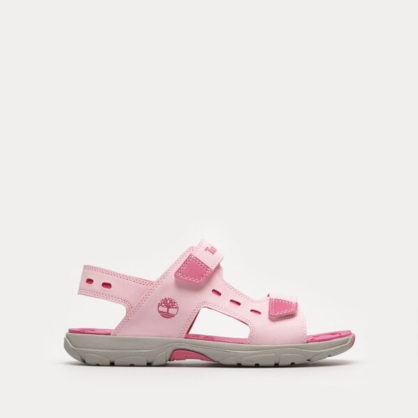 Dziecięce sandały / klapki TIMBERLAND MOSS JUMP 2 STRAP SANDAL JUNIOR tb0a2apdx821 kolor różowy