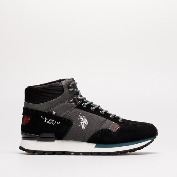 Męskie buty outdoor (trekkingowe) U.S. POLO ASSN. ARON003 aron003blkdgr03 kolor czarny