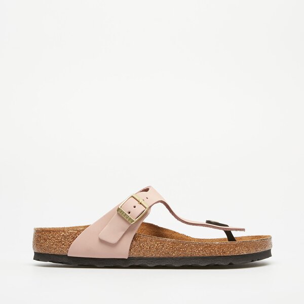 Damskie klapki BIRKENSTOCK GIZEH LENB SOFT PINK 1026518 kolor różowy