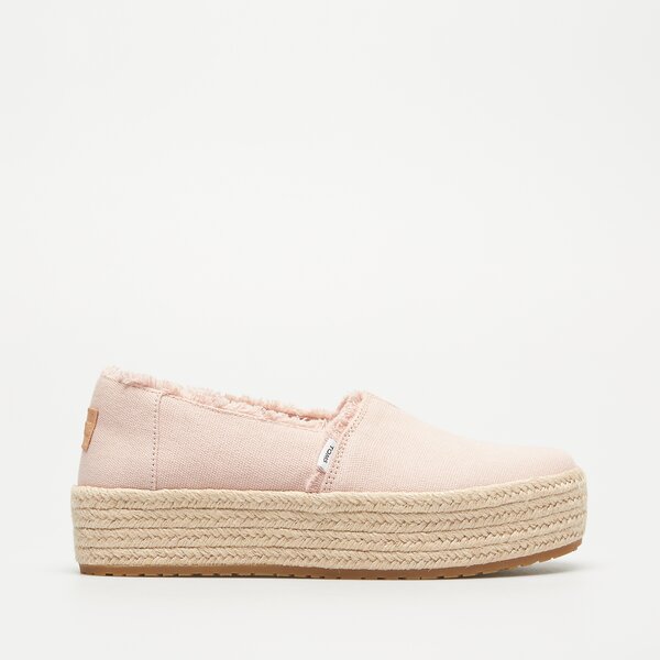 Damskie espadryle TOMS BALLET PINK CANVAS 10020698 kolor różowy