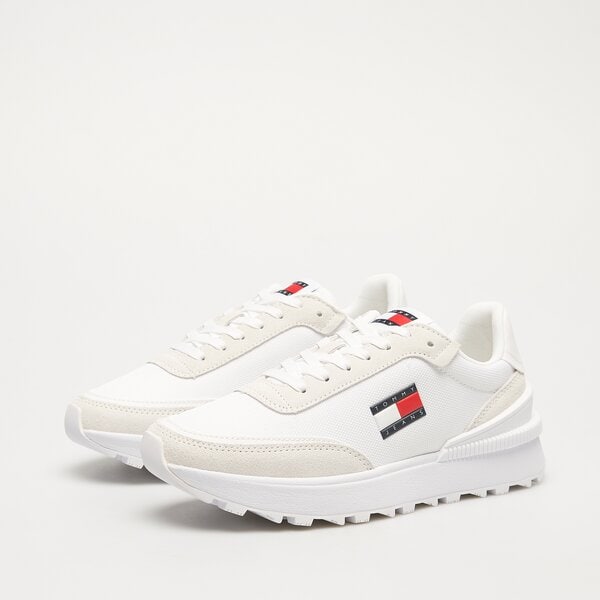 Damskie sneakersy (buty) TOMMY HILFIGER TJW TECH RUNNER ESS en0en02511ybs kolor biały