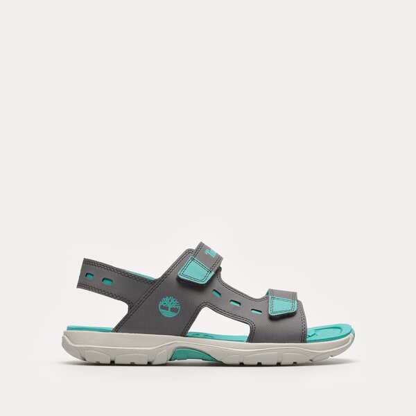 Dziecięce sandały / klapki TIMBERLAND MOSS JUMP 2 STRAP SANDAL tb0a5wa9w081 kolor szary