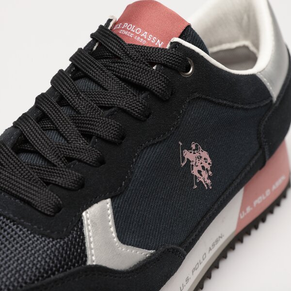 Damskie sneakersy (buty) U.S. POLO ASSN CLEEF cleef004bdbl001 kolor granatowy