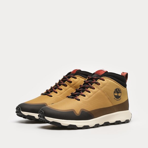 Męskie buty outdoor (trekkingowe) TIMBERLAND WINSOR TRAIL MID FAB WP tb0a62wm2311 kolor żółty