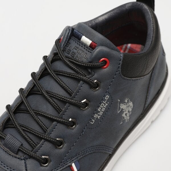 Męskie buty za kostkę U.S. POLO ASSN. YGOR006  ygor006dbl001 kolor granatowy