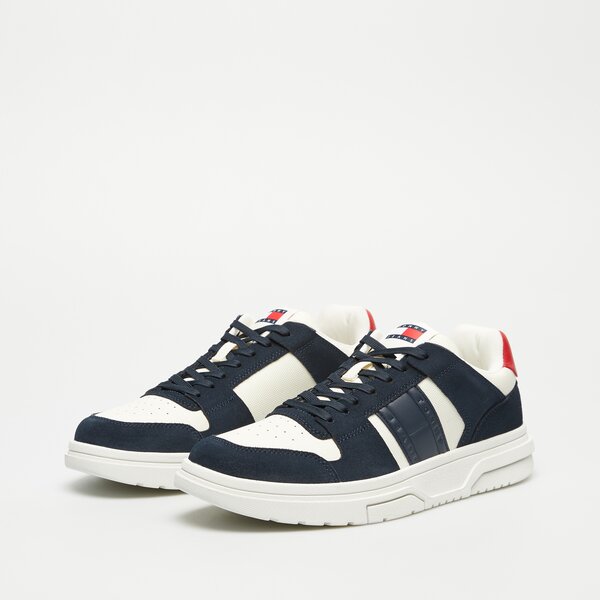 Męskie sneakersy (buty) TOMMY HILFIGER THE BROOKLYN MIX MAT. em0em01457c1g kolor granatowy