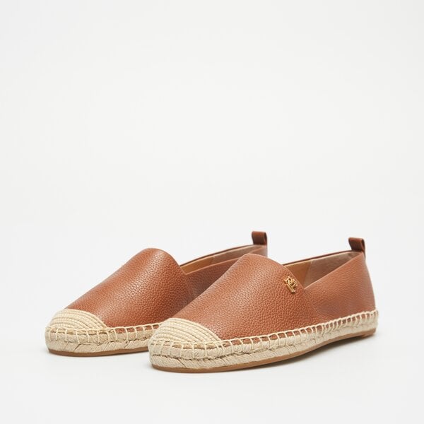 Damskie espadryle LAUREN RALPH LAUREN CAMERYN IV-ESPADRILLES 802905304002 kolor brązowy