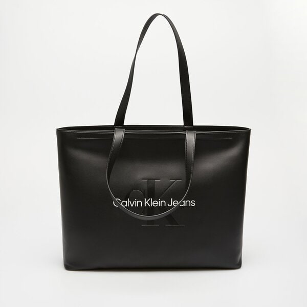 Damska torebka CALVIN KLEIN TOREBKA SCULPTED SLIM TOTE MONO k60k61222201r kolor czarny