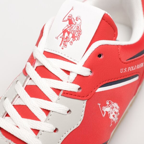 Dziecięce sneakersy (buty) U.S. POLO ASSN. NOBIK nobik010jreddbl02 kolor czerwony