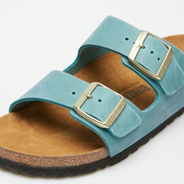 Damskie klapki BIRKENSTOCK ARIZONA LEOI BISCAY BAY 1026537 kolor niebieski