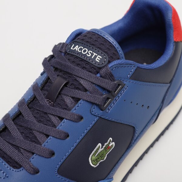 Męskie sneakersy (buty) LACOSTE PARTNER PISTE 01201 SMA 745sma0011bn1 kolor granatowy